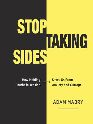 cover image of Stop Taking Sides